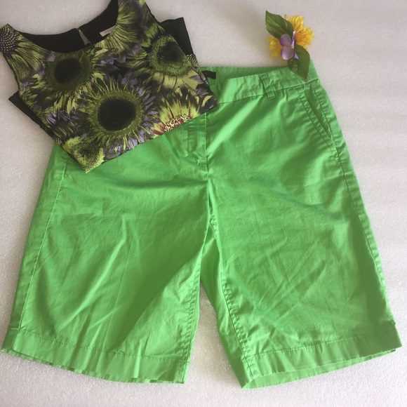 JCrew Lime Green Girl Bermuda Short - Picture 3 of 8